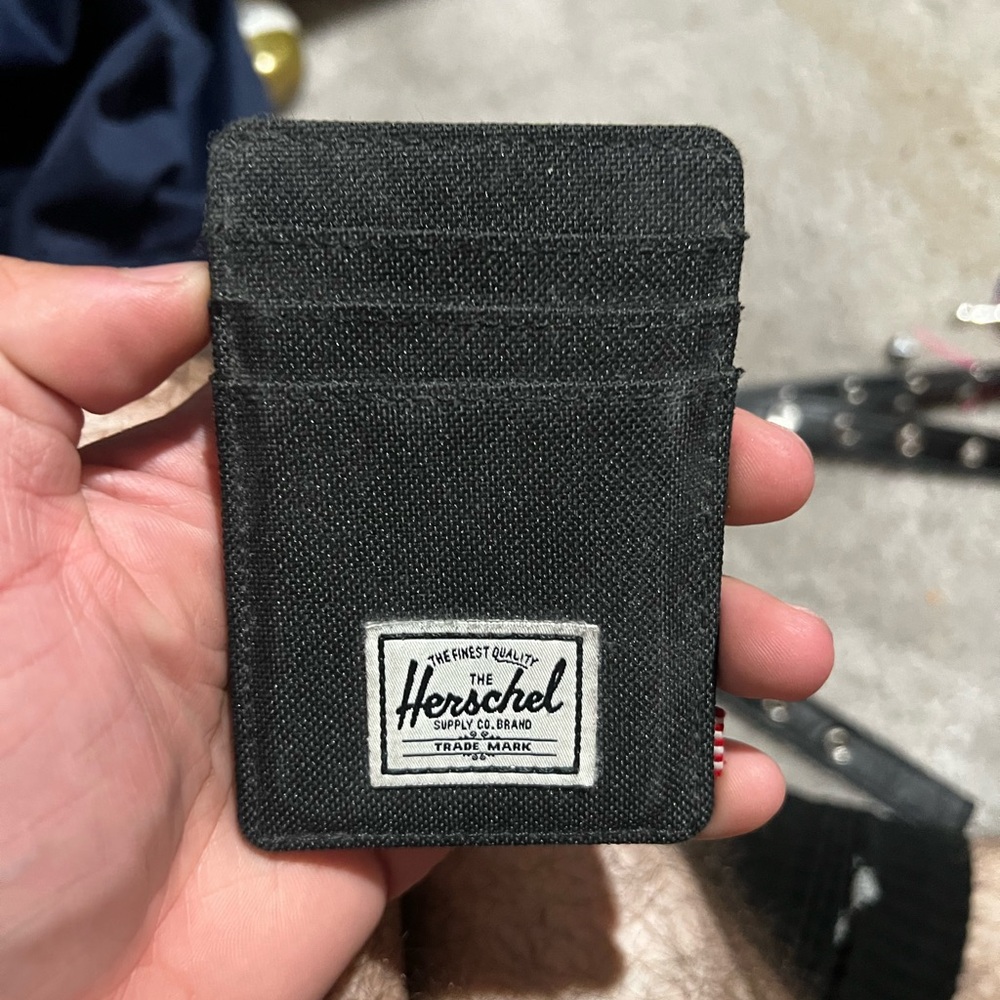 Herschel Supply Company Black Card Holder